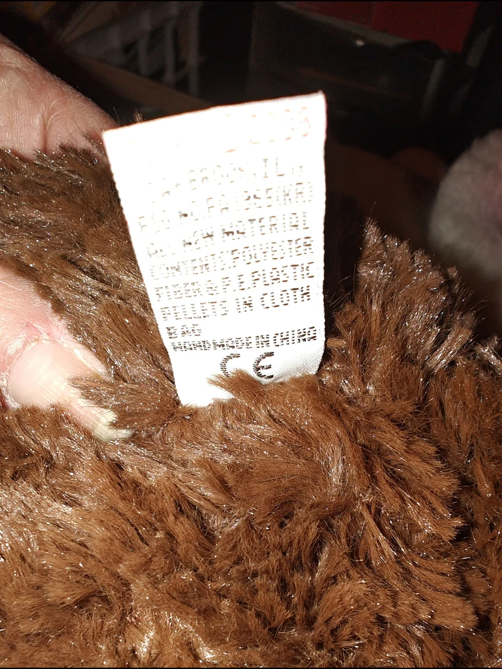 Ty 2008 Brown Plush Monkey Stuffed Animal - Brown and Tan